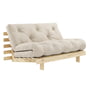 Karup Design - Roots Schlafsofa, 140 x 200 cm, Kiefer natur / beige (747)
