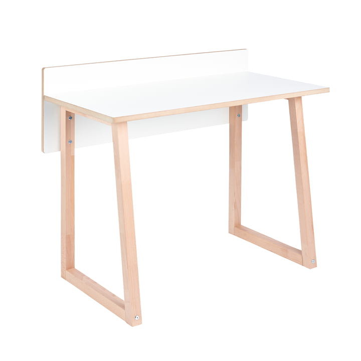 werk Kinder-Schreibtisch von Tojo in weiß / Buche