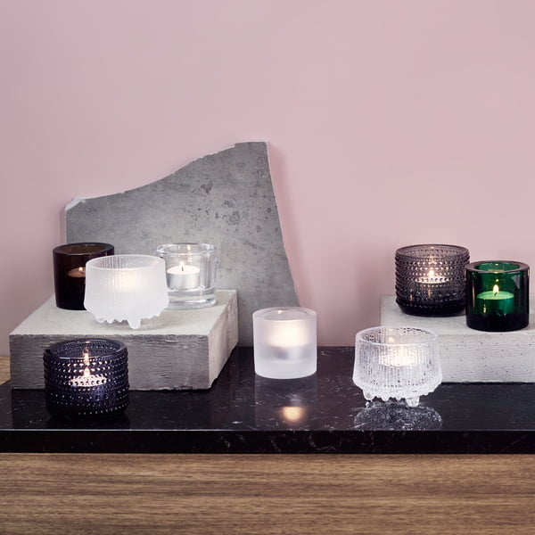 Ambientebild Teelichthalter verschiedene Serien von Iittala